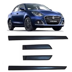 Side Door Beading Door Protector Accessories for New Swift Dzire Black